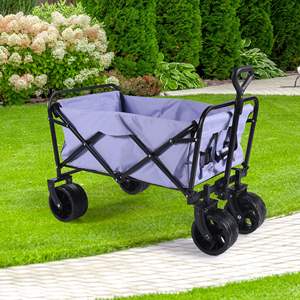 Chariot de plage pliable DB, 100L, aluminium, quatre roues, robuste, pour le shopping et le camping - Product Image 5