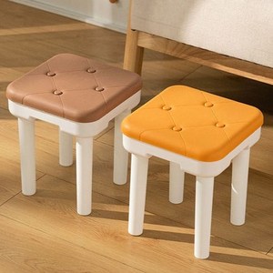 HALO Portable Folding Plastic <b>Stool</b> with Padded Seat Convertible Low <b>Stool</b> Compact Space Saving Household Furniture OEM ODM - Product Image 1