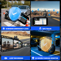 Layar Pintar GPS Wireless Carplay OEM untuk Sepeda Motor 5.5 Inci Tahan Air IP67 Kamera Dashcam Moto Android Auto Display