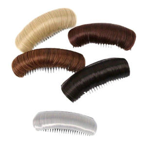 Perruque d'extension capillaire Al15 avec peigne intégré, cheveux raides noirs naturels, châtain clair, châtain foncé, toupet volumisant pour le dessus de la tête - Product Image 1