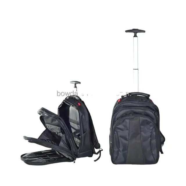 Bolsa de herramientas rodante Popular, mochila para herramientas con ruedas