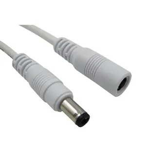 AOHUA Vendas de fábrica de alta qualidade M11 5.5mm * 2.1mm tipo adaptador de energia DC pré-moldado macho fêmea plug para equipamentos de LED