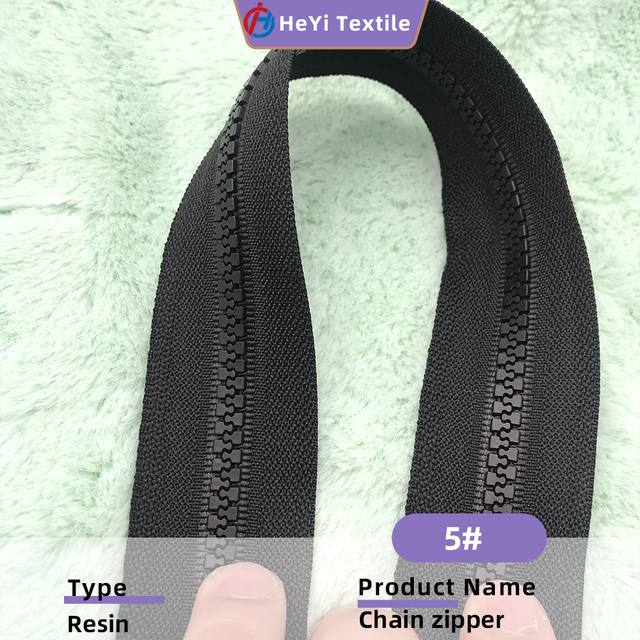 High Quality 5# Chain Zipper for Suitcases Tents Bedding Items Various Uses-Direct from Factory Resin Material