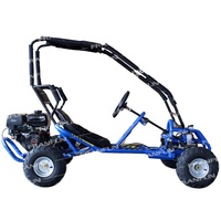 Kart à essence 420CC 15HP monoplace pour location en sites touristiques, type buggy tout-terrain avec cage de sécurité et arrêt d'urgence