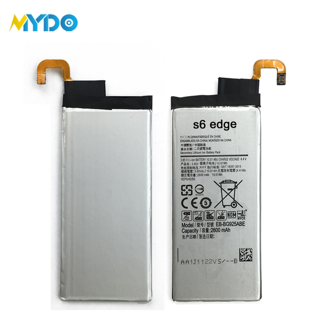 3.8v Li-ion Mobile Phone Battery for Samsung S6 Edge EB-BG925ABE