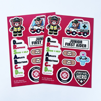 Etiquettes de bon prix personnalisées pour bricolage feuille d'autocollants décoratifs avec logo personnalisé feuilles d'autocollants en vinyle imperméables de style mixte