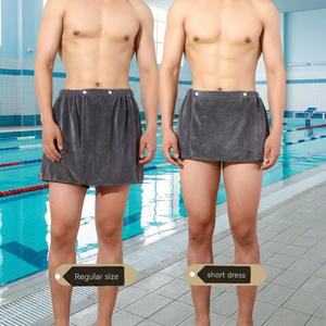Jupes de bain courtes et serviettes de bain portables, idéales pour la natation, le bain et la plage, <span class=keywords><strong>avec</strong></span> logos personnalisables - Product Image 1