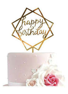 Glitter oro personalizzato matrimonio personalizzato <span class=keywords><strong>buon</strong></span> <span class=keywords><strong>compleanno</strong></span> acrilico torta Topper decorazione torta <span class=keywords><strong>compleanno</strong></span> e anniversario - Product Image 2