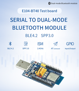 E104-BT40-TB ebyte ODM Ble4.2 USB BLE 4.2พอร์ตอนุกรมไปยังโหมดคู่ E104-BT40โมดูล BLE การพัฒนาและชุดทดสอบกระดานฐาน - Product Image 5