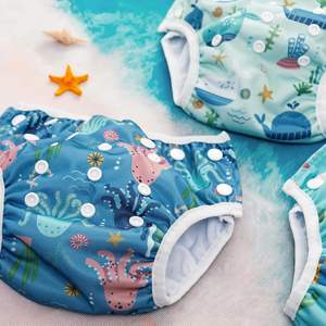 Couche de bain réutilisable pour bébé, taille unique, pour piscine, vente en gros - Product Image 3