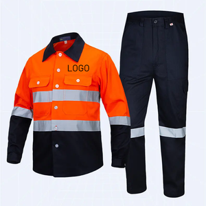 Chất Lượng Cao Chống Tĩnh Unisex Làm Việc Quần Áo Độ Kiên Trì Cao Nút Đóng Cửa Làm Việc Coverall Phù Hợp Với An Toàn Làm Việc Đồng Phục - Product Image 3