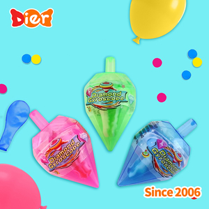 Piruleta de <span class=keywords><strong>caramelo</strong></span> duro con forma de <span class=keywords><strong>chupete</strong></span> personalizada al por mayor con juguete giratorio interactivo, rellenos a granel para bolsas de regalo infantiles, de fábrica - Product Image 2
