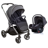 Poussette bébé pliable légère très vendue, système de voyage portable à pliage en un clic, convient aux bébés de 0 à 36 mois.