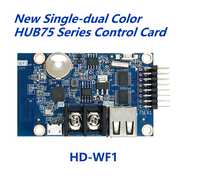 Красочный светодиодный экран WIFI контроллер HuiDu HD-WF1 WF2 WF4 для HUB75 P10 P8 P6 P5 полноцветный светодиодный модуль