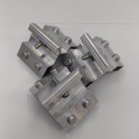 Soporte de Esquina Ajustable de Alta Precisión Tengshuo, Moderno, Duradero y Móvil, para Marcos de Puertas y Ventanas de Aluminio, Instalación con Tornillos
