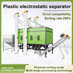 Équipement de séparation automatique plastique hybride-Machine de tri électrostatique haute pression-Machine de classification - Product Image 5