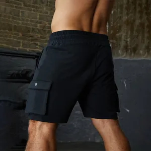 Outdoor Men's Athletic training workout gym shorts high quality sweat Running Gym jogger shorts men