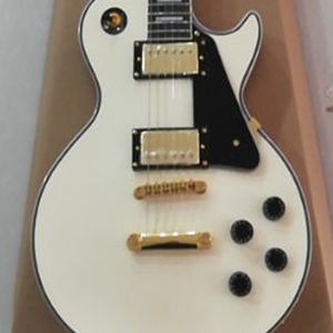 <span class=keywords><strong>Guitarra</strong></span> Eléctrica Distribuidora con Tapa Flameada, 6 Cuerdas, Mástil de Arce, Humbucker, Instrumento de Cuerdas, Color Blanco, OEM - Product Image 1
