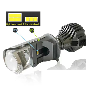 Super brillante nuevo F40 <span class=keywords><strong>Mini</strong></span> Canbus H4 bombillas de faros LED lente de proyector para coches haz Alto y Bajo 6500K 100W 15000 lúmenes - Product Image 2