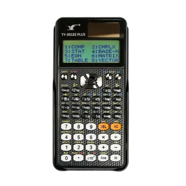 패션 991ES 플러스 과학 계산기 12 자리 calculadora 학생 수학 금융 세금 컴퓨팅