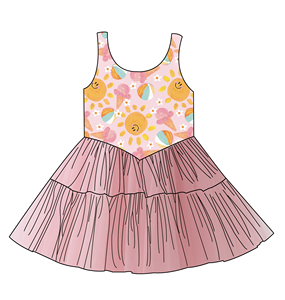 Novità 2026: Abito in Tulle Elasticizzato Senza Maniche <span class=keywords><strong>per</strong></span> Bambine, Vestito a Strati in Rete Super Morbido e Delicato sulla Pelle - Product Image 5