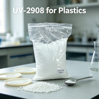 ZHUOTAI Agent auxiliaire chimique UV-2908 à 99% de pureté, point de fusion 59-61, poudre stabilisatrice de la lumière pour plastique transparent