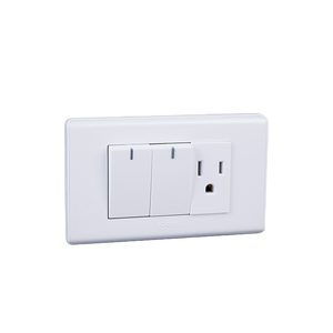 220 di vendita diretta V/250V parete Hone interruttore della luce noi America Standard <span class=keywords><strong>2</strong></span> <span class=keywords><strong>Gang</strong></span> 1 vie interruttore elettrico singolo polo Max. 110V doppio - Product Image 3