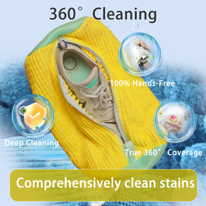 프리미엄 지퍼 내구성 맞춤형 신발 세탁 가방 직물 푹신한 섬유 의류 세탁기 용 신발 세척 가방 - Product Image 5