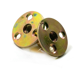 फर्नीचर उद्योग M6 M8 M10 पीले जस्ता कार्बन स्टील के दौर अखरोट टी अखरोट के साथ तीन छेद - Product Image 6