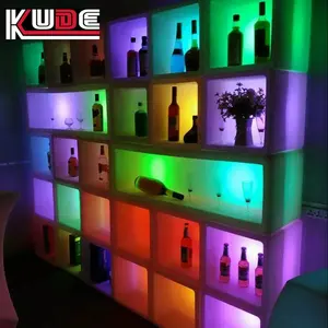 LED RGB light plastic decorative modern Combination wine cabinet LED Ice bucket
