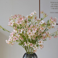 Kunstzijde bloemen 12 hoofden kleine chrysanten nepbloemen madeliefjes bruiloft feest bloemstuk boeket huisdecoratie