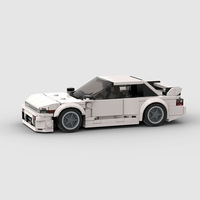 Compatible avec les briques de marque, vente chaude, modèle de véhicule de course MOC City, jouet éducatif pour enfants, blocs de construction en plastique ABS