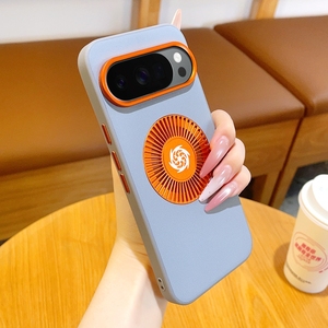 เคสโทรศัพท์หนัง PU คุณภาพสูงแบบแม่เหล็ก สำหรับ Google Pixel 10 Pro XL 9 Pro พร้อมรูระบายความร้อนโลหะ ป้องกันอย่างดี - Product Image 5