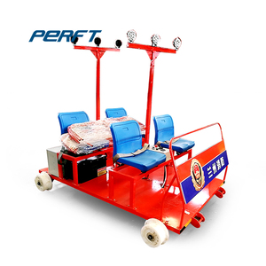 Cina fornitura 10 t elettrico carrello di trasferimento piatto formato motorizzato carrello di trasferimento elettrico carrello di ispezione pista - Product Image 5