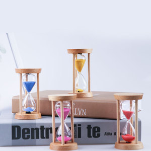 Commercio all'ingrosso di Legno di Sabbia Timer <span class=keywords><strong>Tre</strong></span> Pilastri Tè Clessidra Per Le Decorazioni - Product Image 3