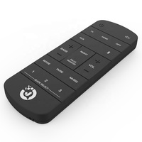 Control remoto inteligente de plástico ABS de 19 teclas JCXK con activación por voz de código fijo de fábrica OEM ODM infrarrojo para dispositivos inteligentes