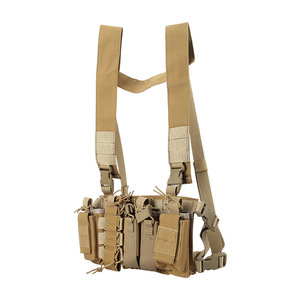 Chaleco Táctico Ligero D3, Bolsa de Pecho de Nailon Molle, Bolsa Frontal, Funda para Cargadores, Arnés para Radio de Exterior - Product Image 1