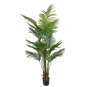 Plantas Verdes Artificiales Personalizadas para Exteriores KH, Chrysalidocarpus <span class=keywords><strong>Lutescens</strong></span> Artificial para Decoración del Hogar y Hoteles - Product Image 1