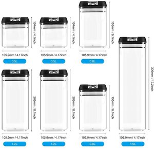 Amazon Hot Large Tall Airtight Food Storage Containers BPA Free Plastic Kitchen Storage Containers for Bulk Food Baking Supplies