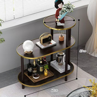 Style nordique moderne, luxe léger, salon simple, table d'appoint multi-niveaux, canapé et table basse, petit mobilier domestique