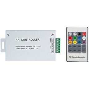 Contrôleur RF CON-RF20B(H)-3CH RGB 3 canaux DC12-24V 12A avec télécommande pour LED - Product Image 1