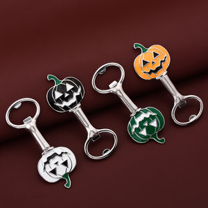 <span class=keywords><strong>2025</strong></span> mới nhất Halloween theo chủ đề kim loại móc chìa khóa sáng tạo bí ngô mở chai bia móc khóa - Product Image 3