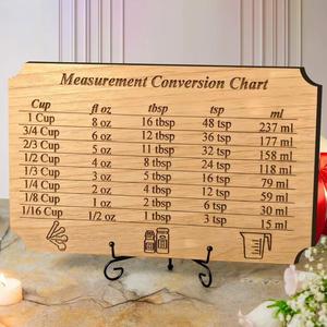 Tabla de Cortar Multifuncional de Madera Personalizada para Repostería, Tabla de Medir para Cocina, Regalos de Cocina Personalizados al por Mayor - Product Image 3