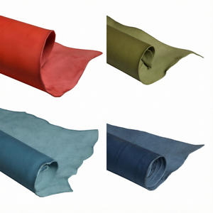 Water Dyed Eco-Friendly Genuine Cow Skin Oil Fine Handmade Anti Pill Crotch Vegetable Tanned Grain Leather Bags Belt Multiple - Product Image 1