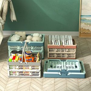 Có Thể Đóng Mở Có Thể Gập Lại Lưu Trữ Giỏ <span class=keywords><strong>Stackable</strong></span> Thùng Bin Gấp Lưu Trữ Giỏ - Product Image 6