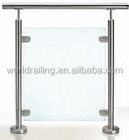 YL METAL Balustrades en verre en acier inoxydable à fixation par pince, pas cher, pour balcons, extérieur, escaliers, villas, hôtels, SS304/316/2205