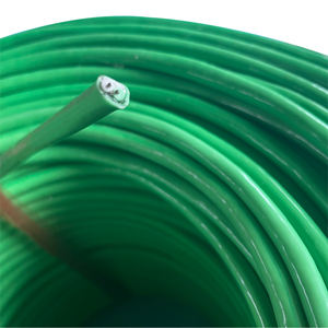 Diámetro 0,8mm * 2 Tipo K Conductor sólido Cable de extensión aislado de PVC <span class=keywords><strong>verde</strong></span> y blanco - Product Image 4