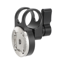 Pince pivotante en aluminium 6061 T6 usinée par CNC, 15 mm, 20 mm, 25 mm, 30 mm, pince pour tige avec bouton de verrouillage