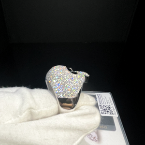 Anello Hip Hop da Uomo in Argento Sterling 925 con Design a Teschio, Gioielli Personalizzati con Diamanti e Moissanite, Supera il Test del Diamante - Product Image 6