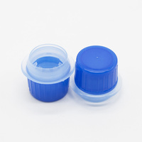 Capsules à vis en plastique rouges de 24 mm, diamètre personnalisé, plusieurs couleurs, pour emballages de boîtes métalliques rondes vides (huile, etc.)